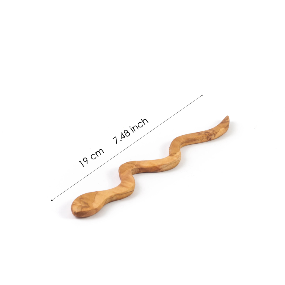 Olive Wood Hair Stick - ArtisRaw