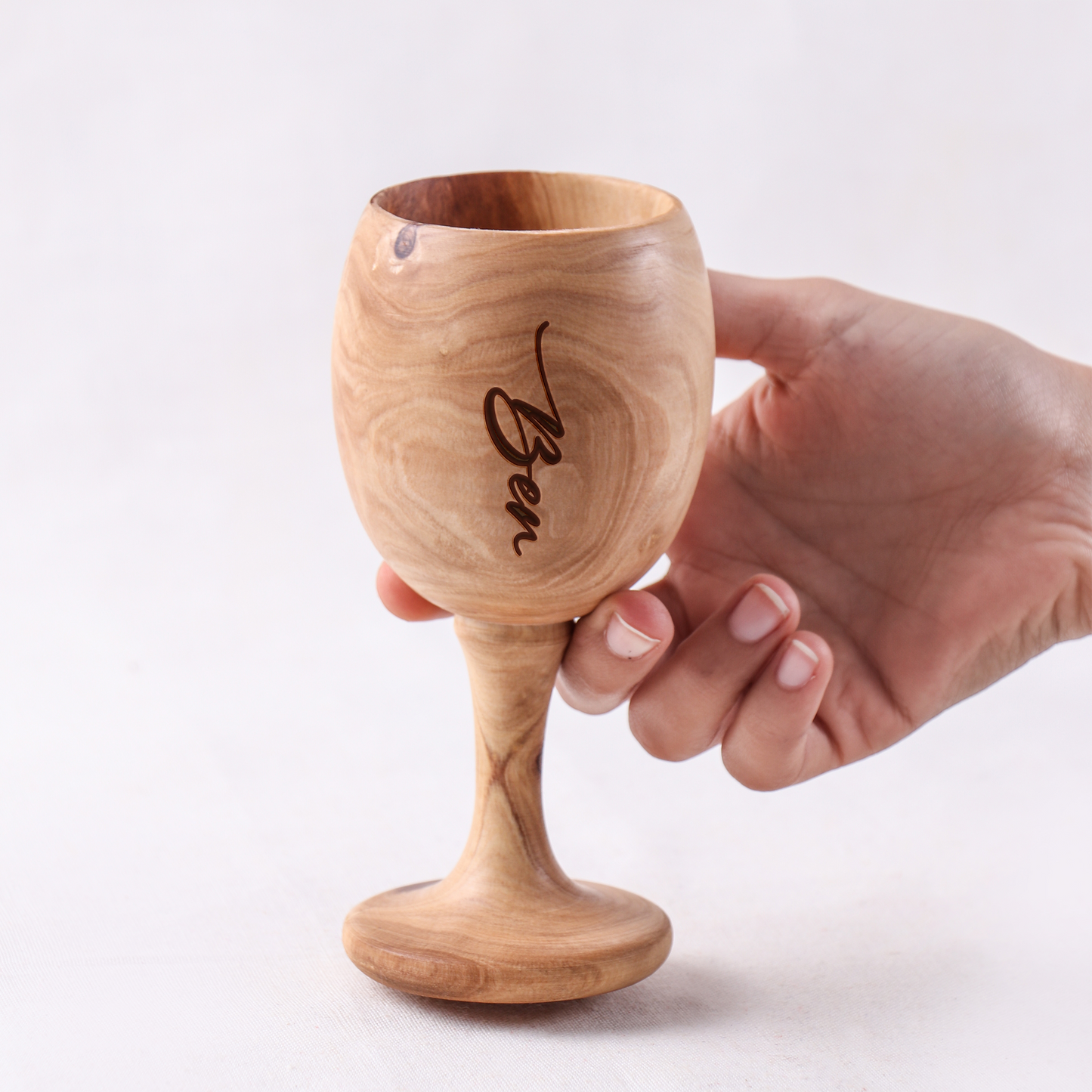 Goblet Olive Wood - ArtisRaw