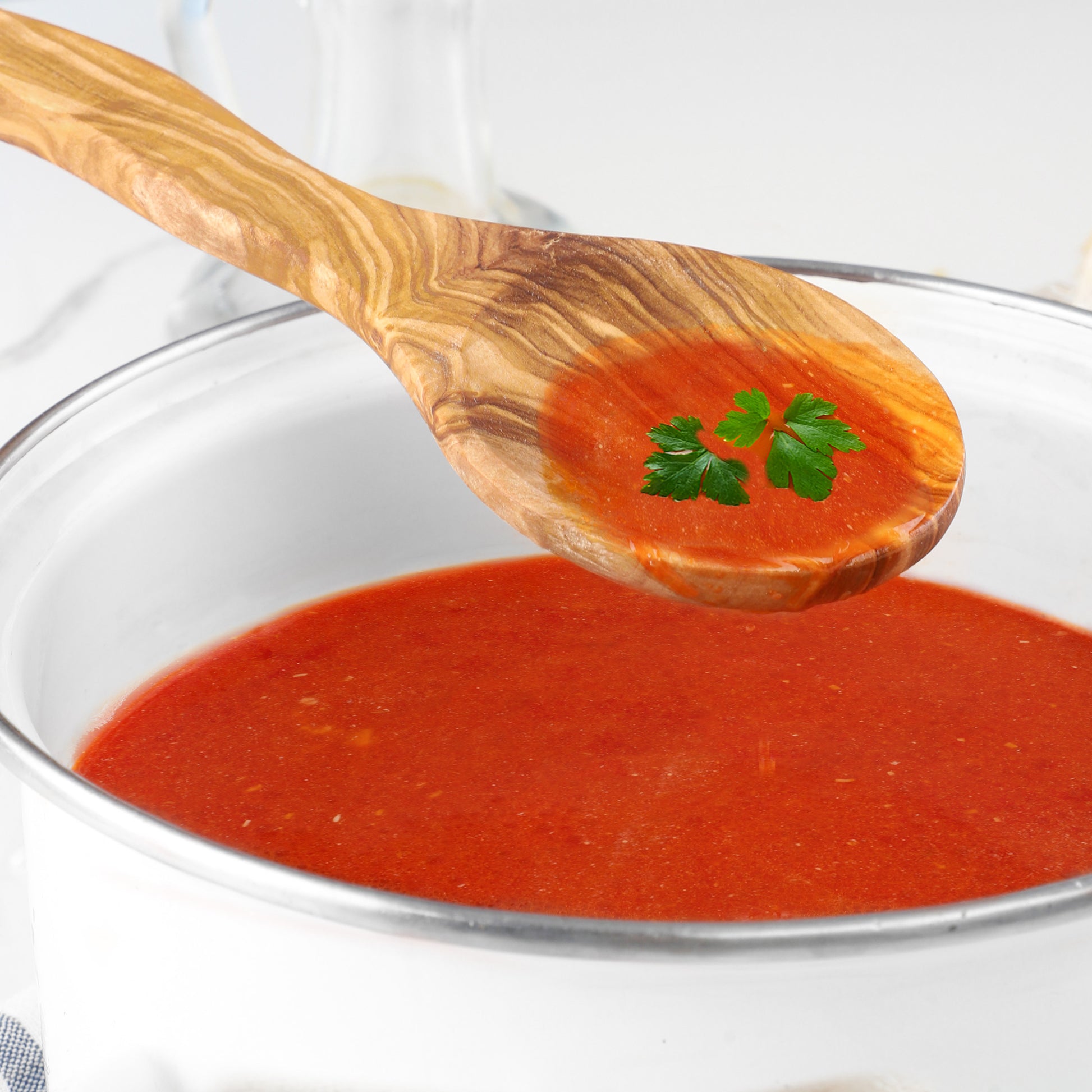 Curvy Wooden Mixing Spoon - ArtisRaw