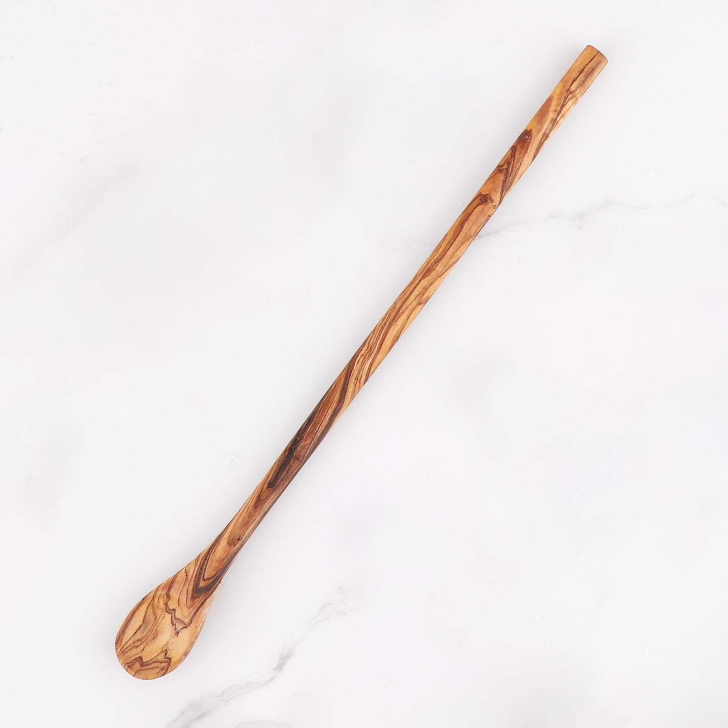 Long Handle Iced Tea Spoon Olive Wood - ArtisRaw