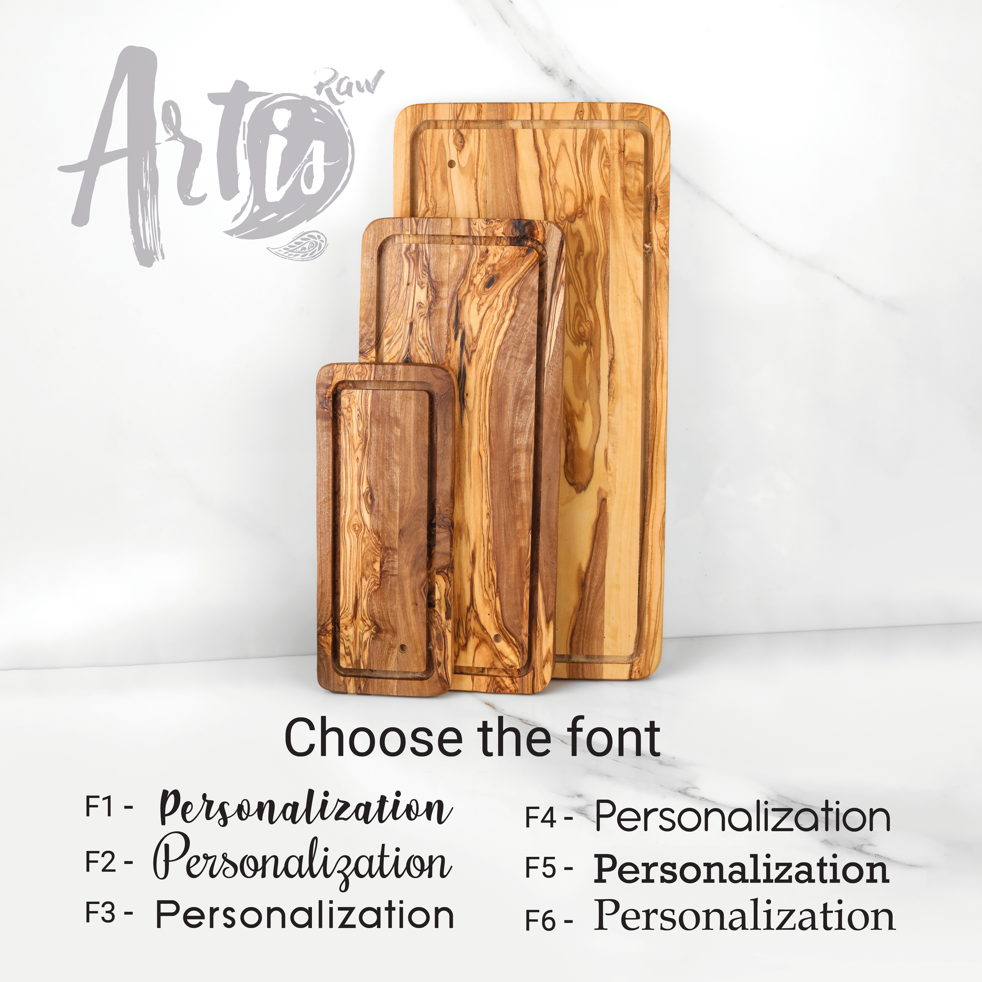 Rectangular Board with Juice Groove - ArtisRaw