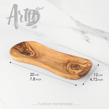 Butter Dish Olive Wood - ArtisRaw