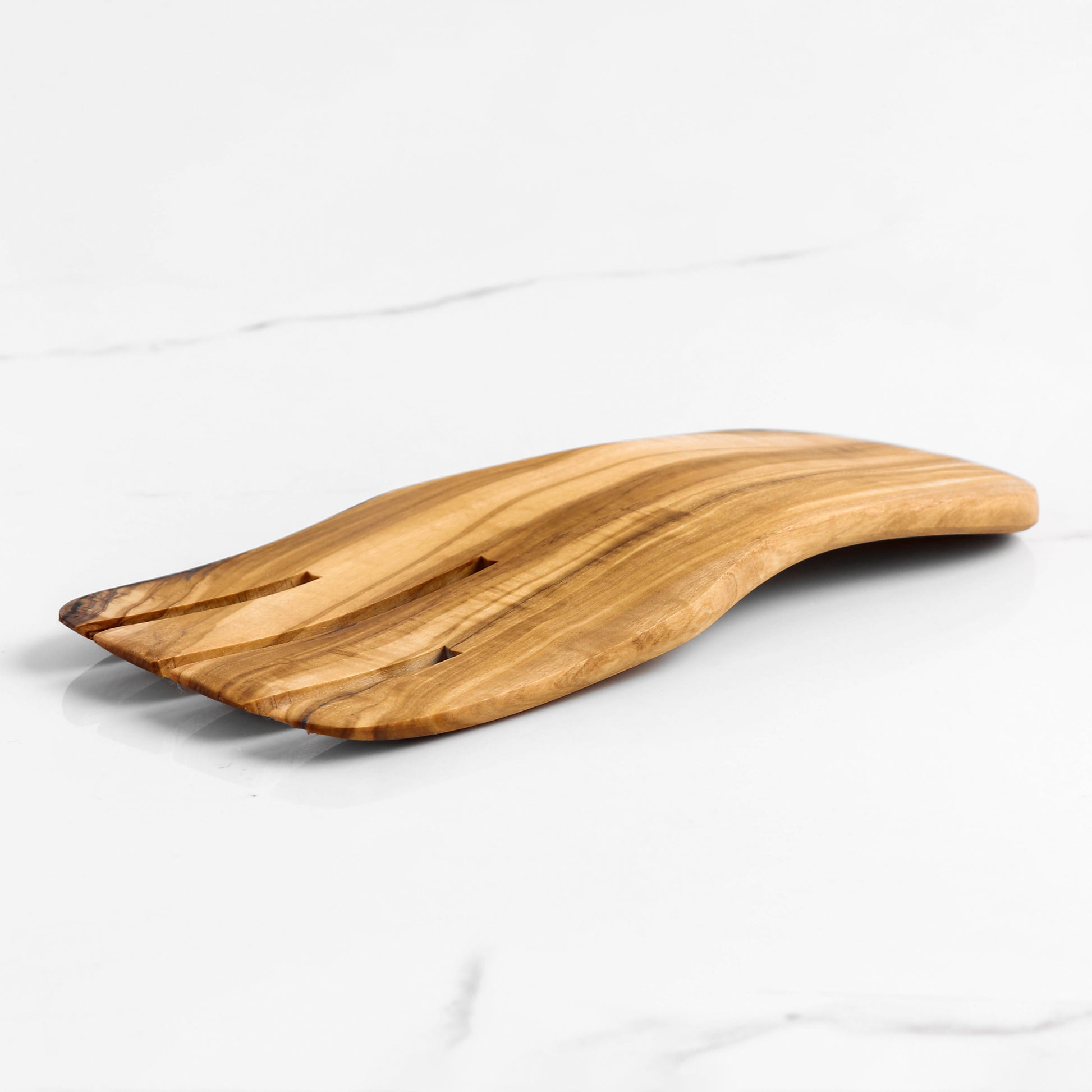 Handmade Olive Wood Salad Servers - ArtisRaw