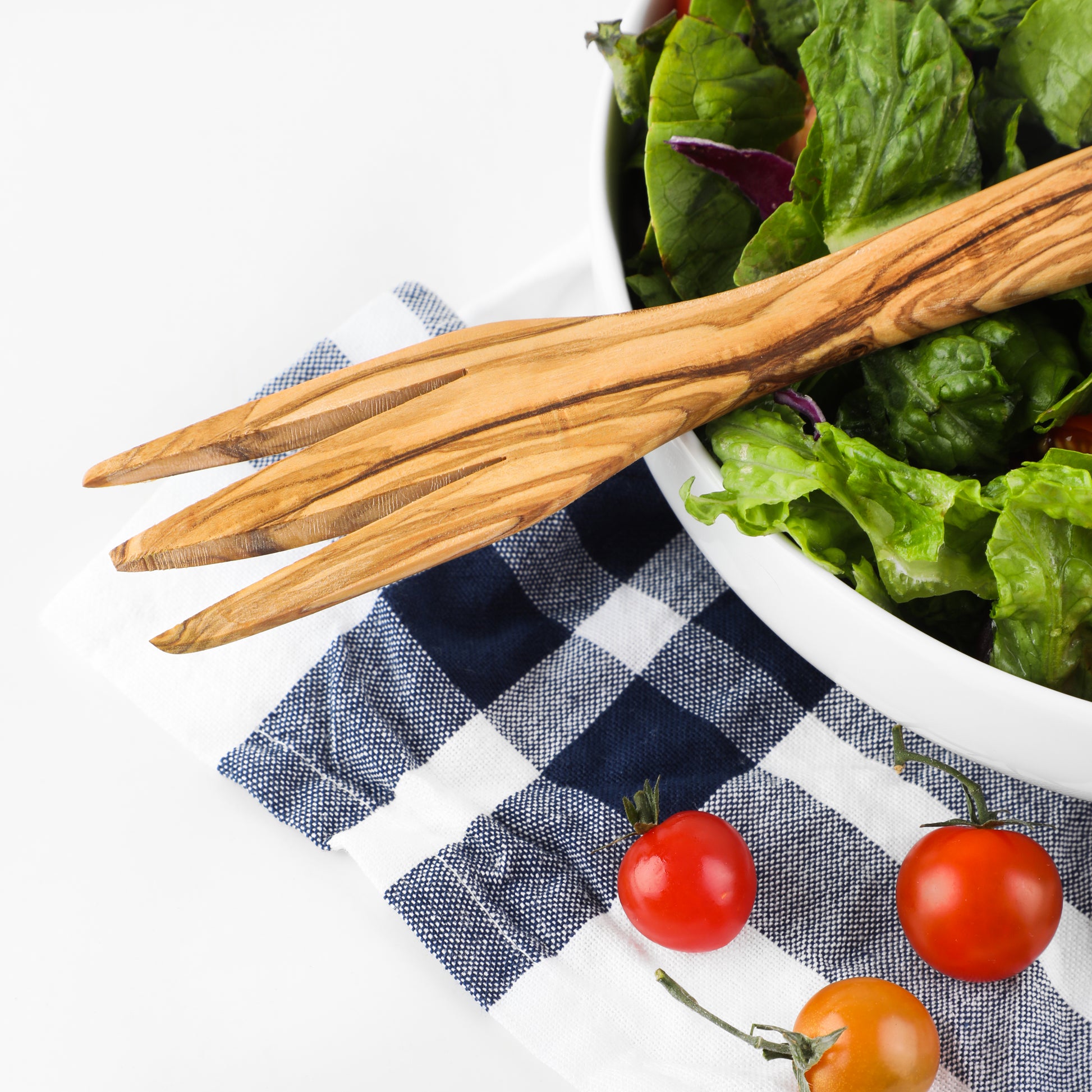 Salad Fork Handmade from Olive Wood - ArtisRaw