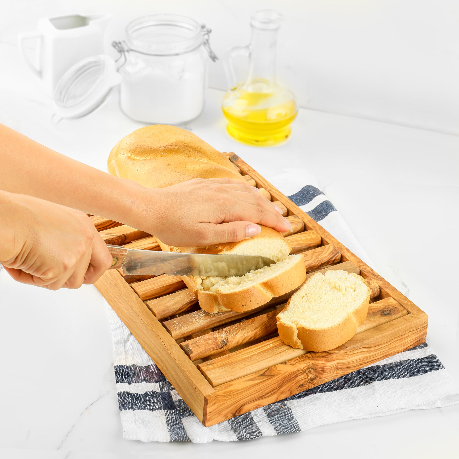 Rectangular Bread Cutting Box - ArtisRaw