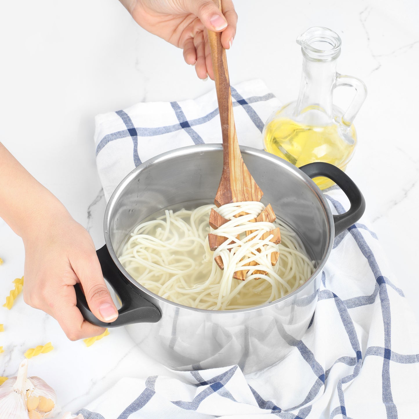 Wooden Pasta Spoon - ArtisRaw