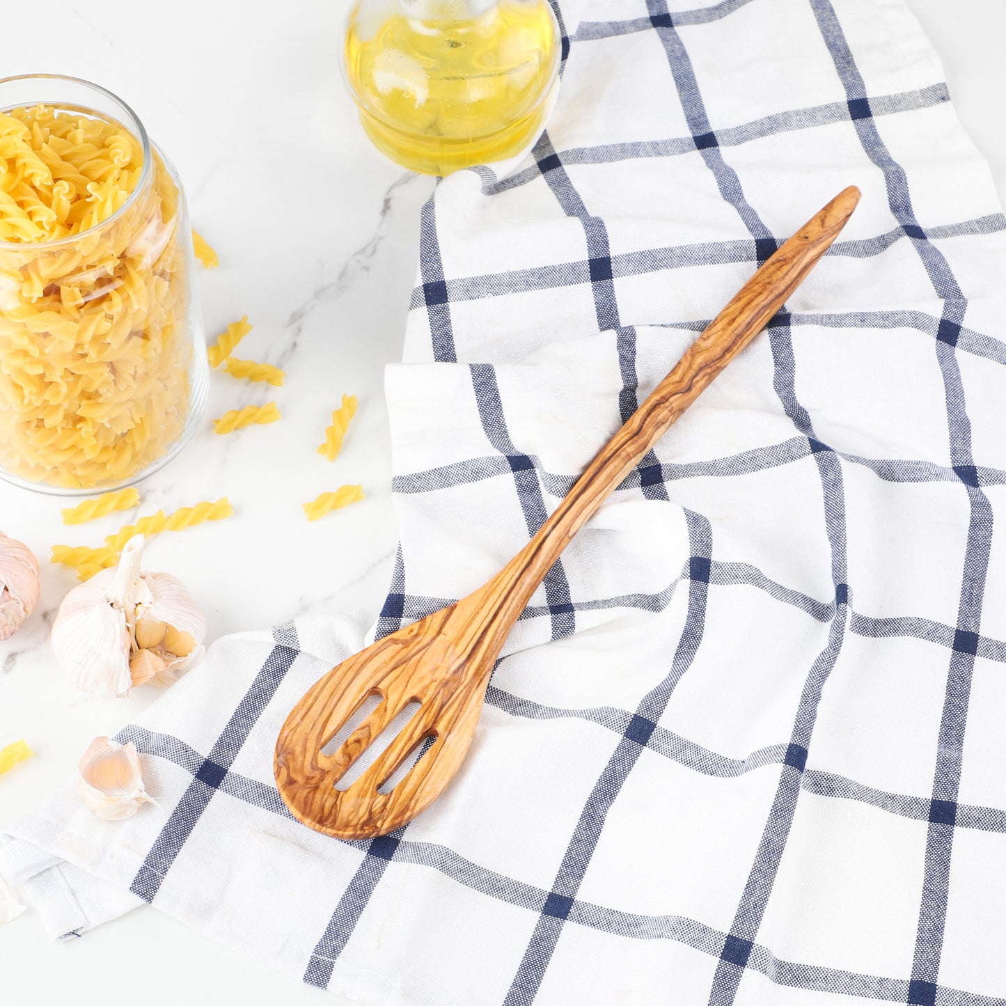 Slotted Spoon Olive Wood - ArtisRaw