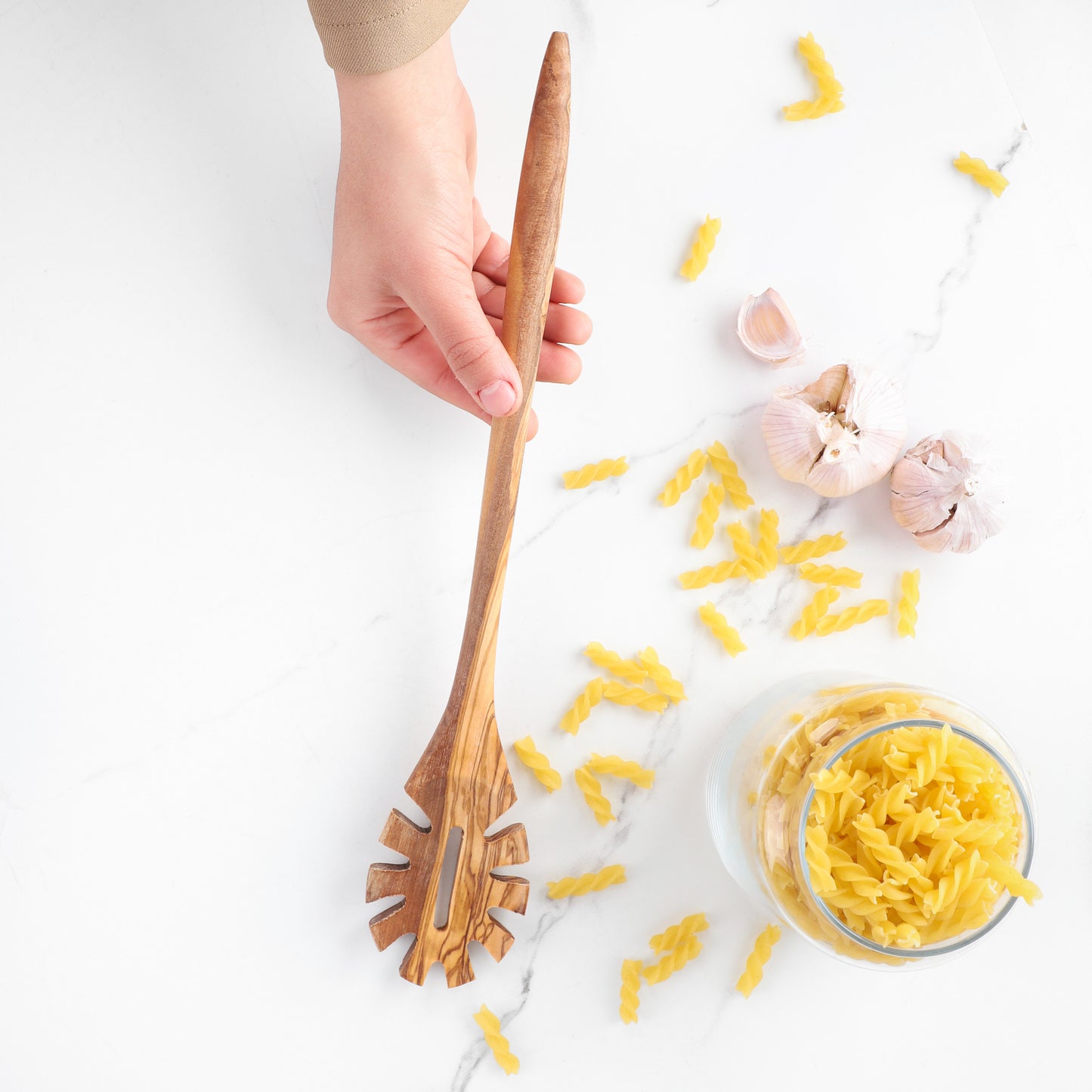 Wooden Pasta Spoon - ArtisRaw