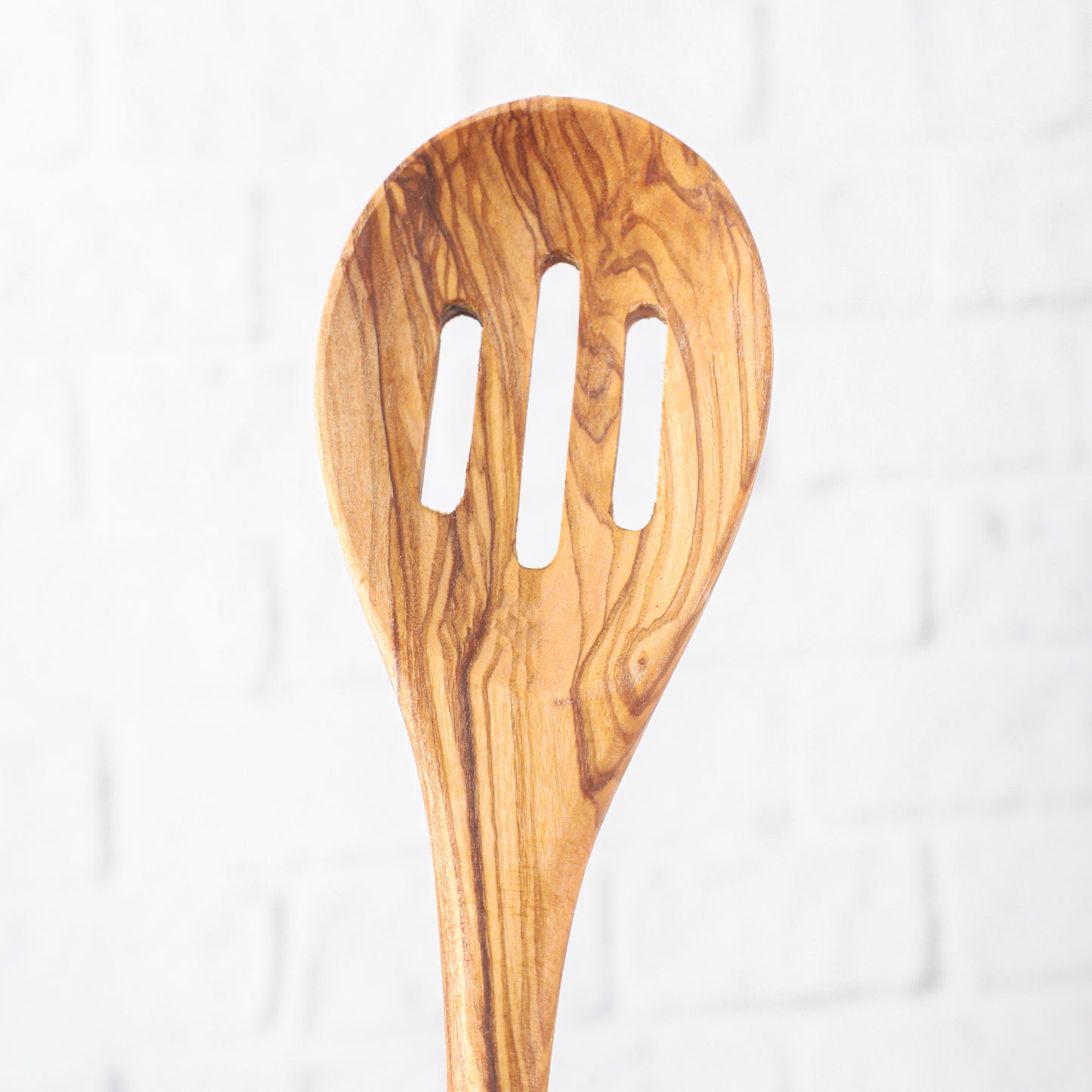 Slotted Spoon Olive Wood - ArtisRaw
