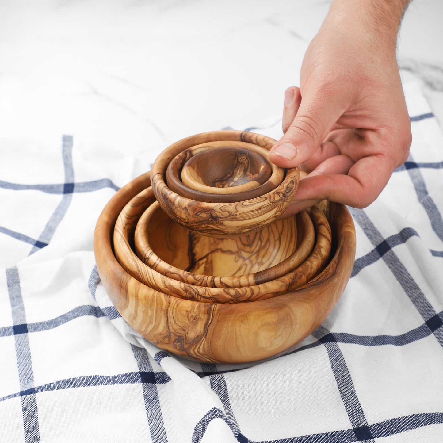 Set of 6 Bowls Rounded Edges - ArtisRaw