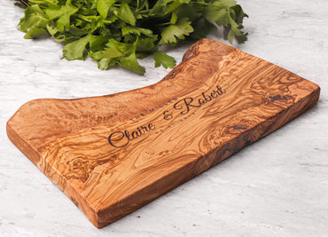 Rectangular Rustic Board Olive Wood - ArtisRaw