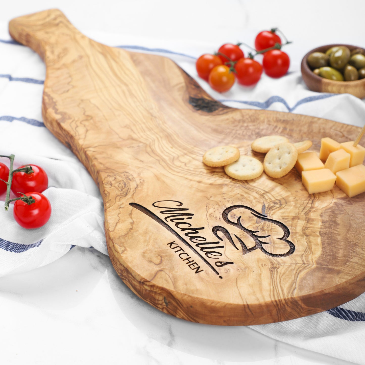 Olive Wood Cutting Board - ArtisRaw