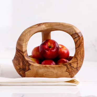 FRUIT BASKET WITH HANDLE - ArtisRaw