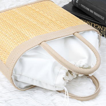 Practical Straw Bag with Handle - ArtisRaw