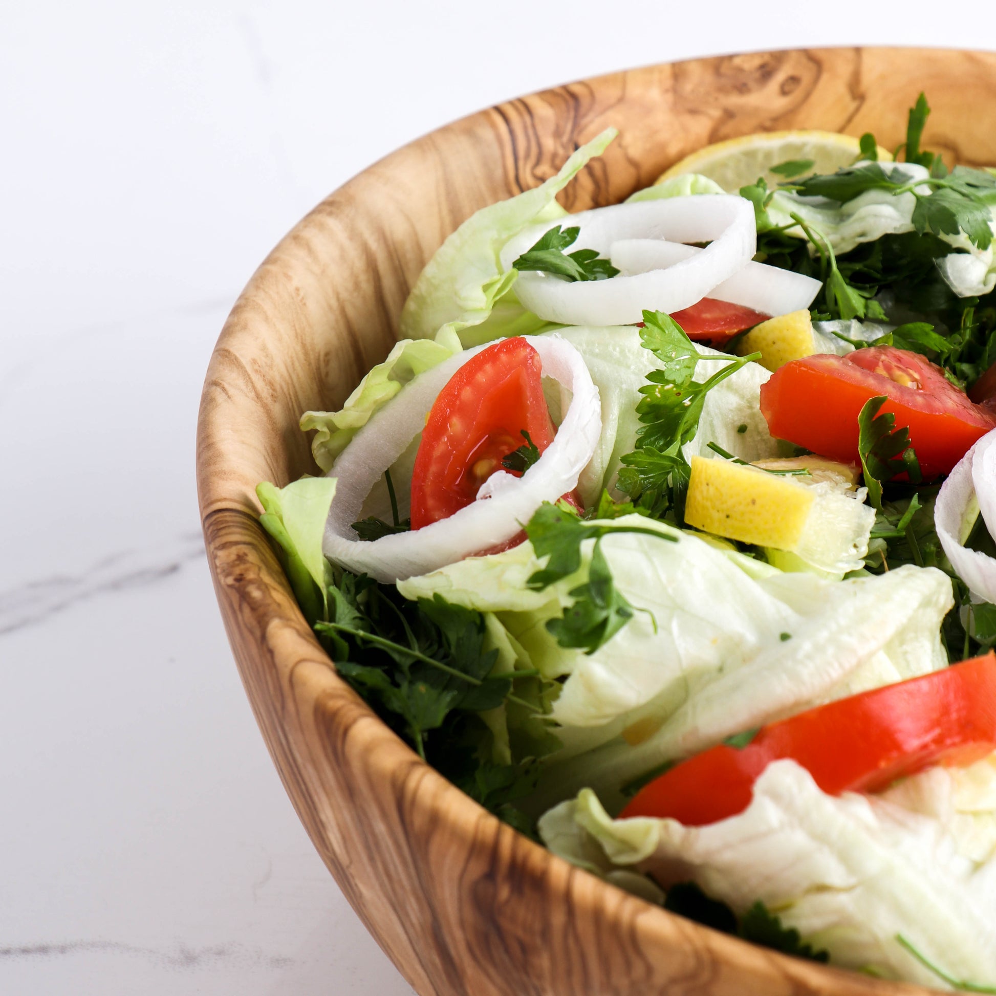 Stunning Large Wooden Bowl, hand-washed and easily maintained, embodies natural beauty with a durable build for everyday dining, making a thoughtful, artisanal gift for any home chef or decor lover.