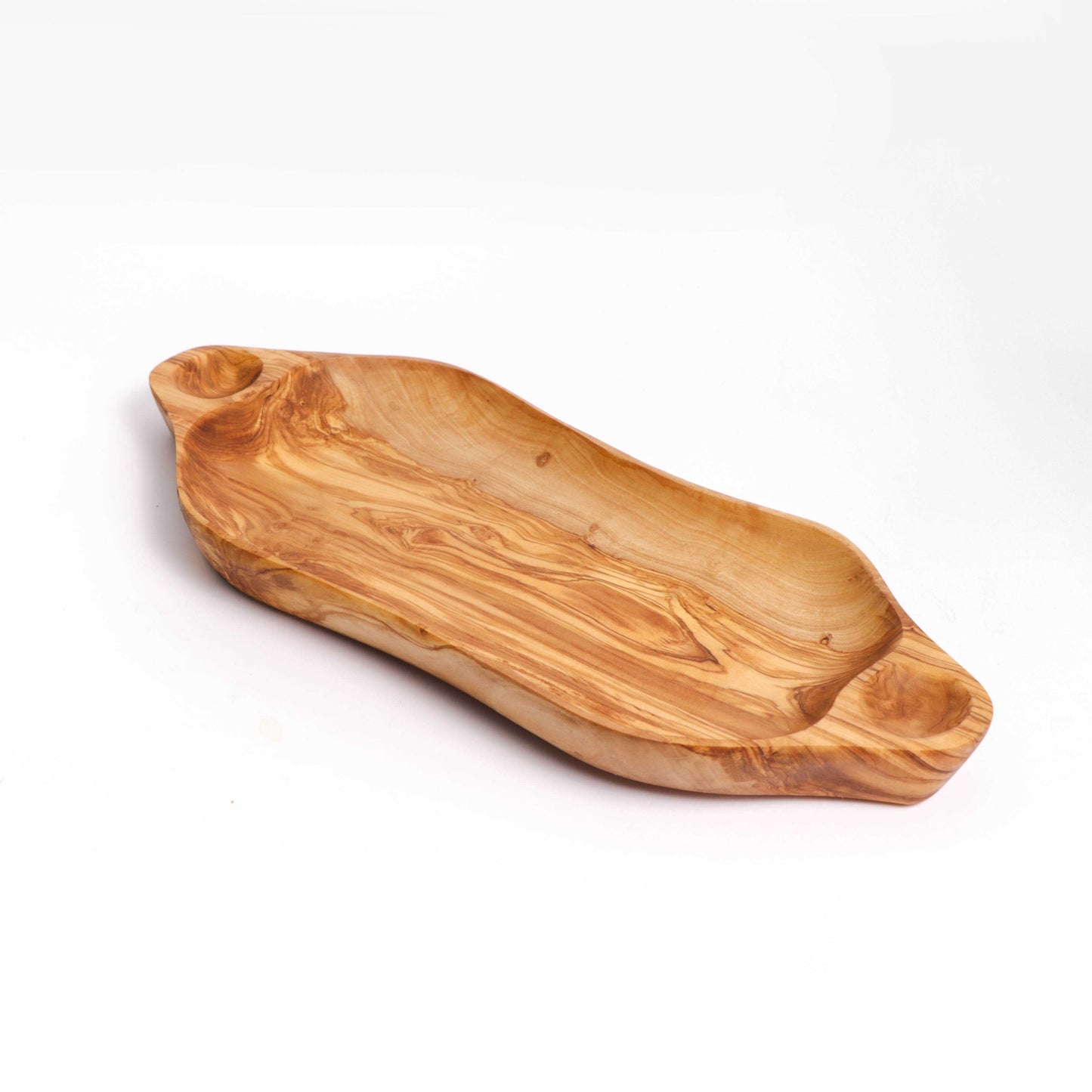 Large Handmade Wood Serving Platter - ArtisRaw