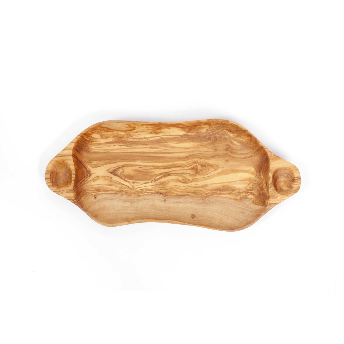 Large Handmade Wood Serving Platter - ArtisRaw
