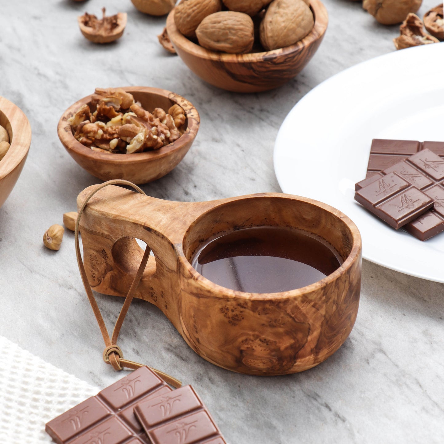 Easy Maintenance Wooden Kuksa Mug: Keep your wooden guksi looking beautiful with simple care. Handwash with mild soap and water, and polish with organic oil to preserve its natural appearance and feel for years to come