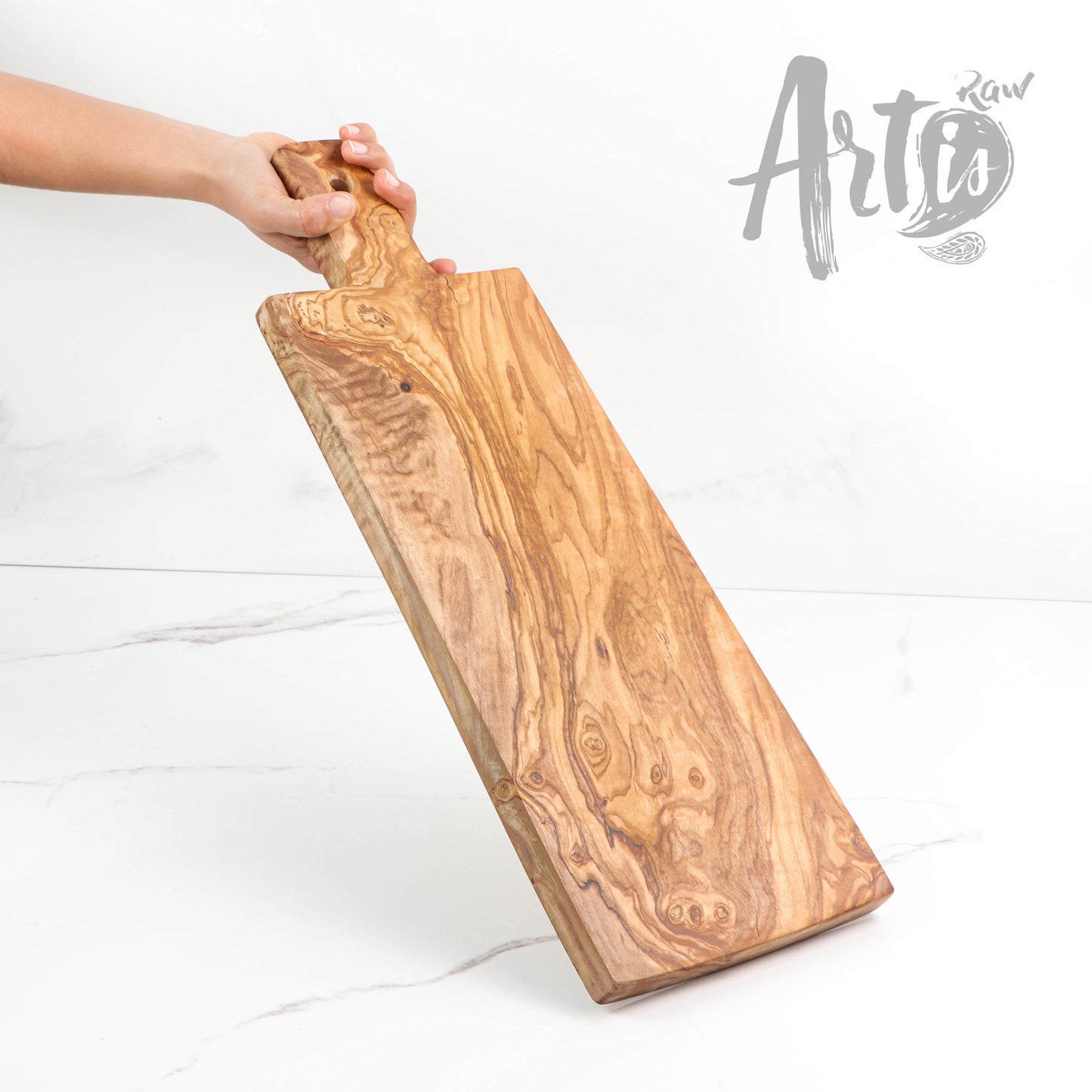 Rectangular Cutting Board with Rectangular Handle - ArtisRaw