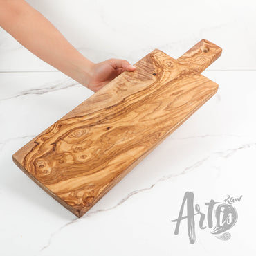 Rectangular Cutting Board with Rectangular Handle - ArtisRaw