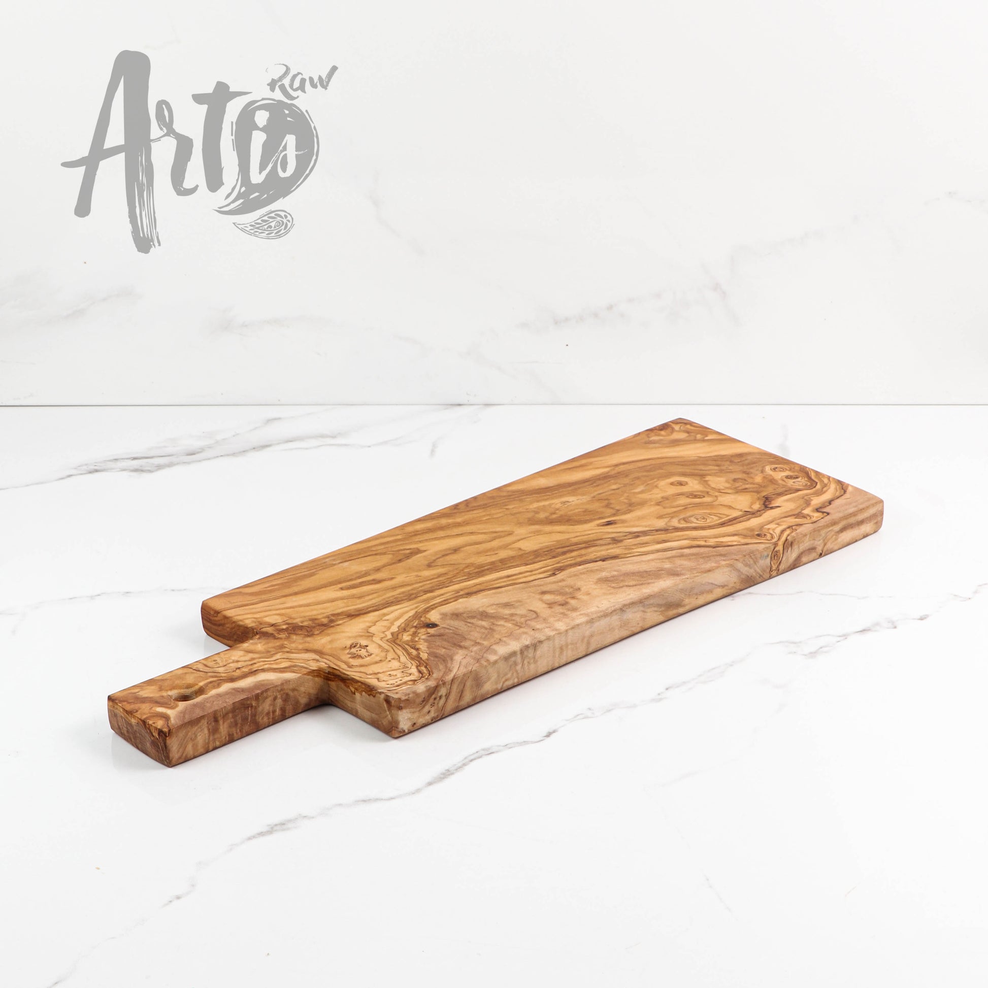 Rectangular Cutting Board with Rectangular Handle - ArtisRaw