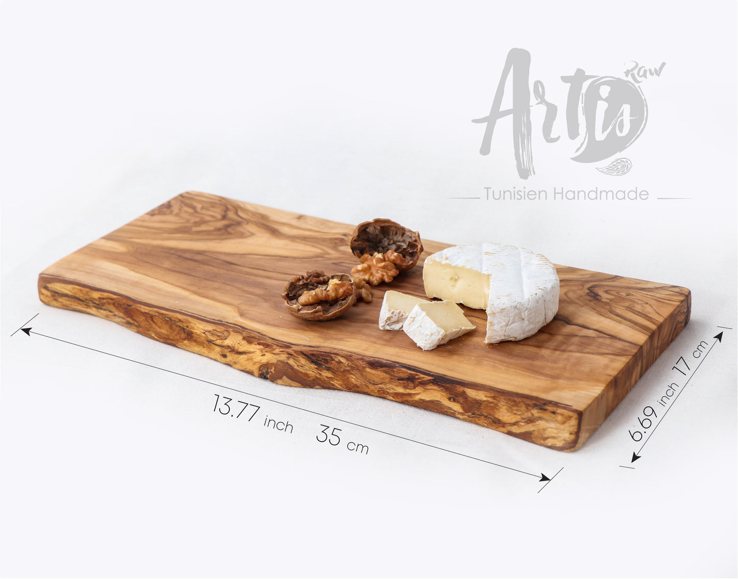 Rectangular Rustic Board Olive Wood - ArtisRaw