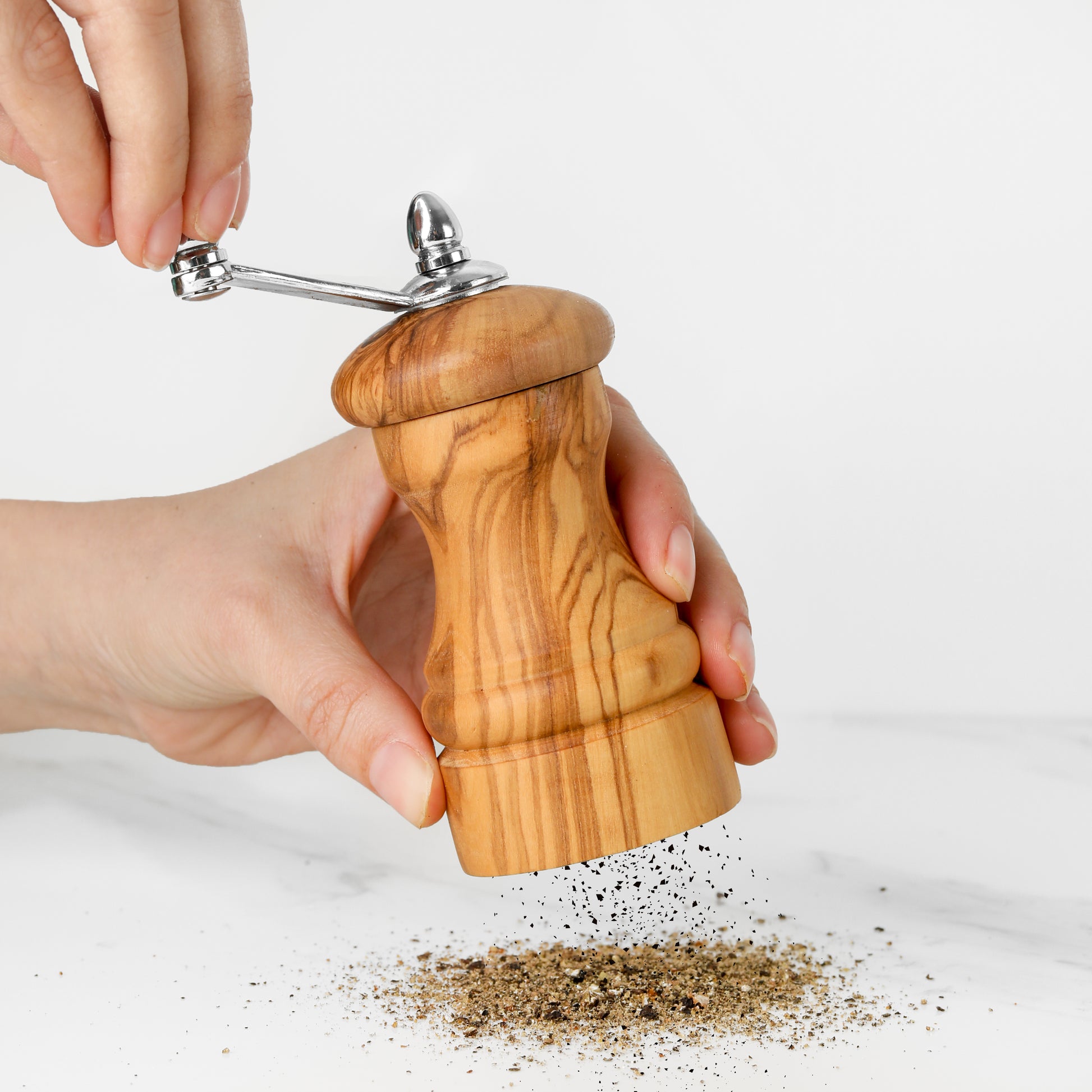 Pepper Grinder Olive Wood - ArtisRaw