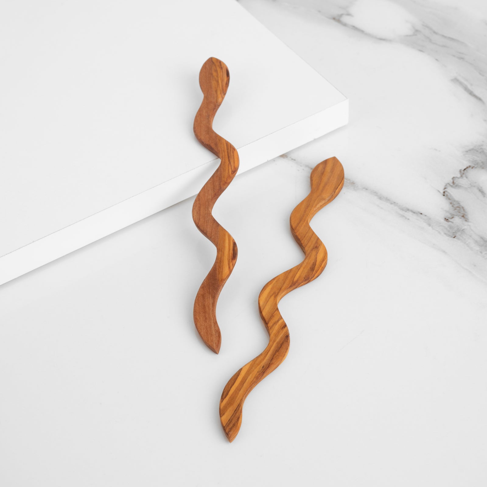 Olive Wood Hair Stick - ArtisRaw