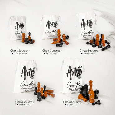 Handmade Olive Wood Chess Pieces – Artisan Set - ArtisRaw