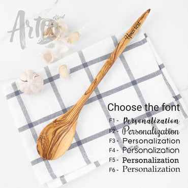 Regular Cooking Spoon Olive Wood - ArtisRaw