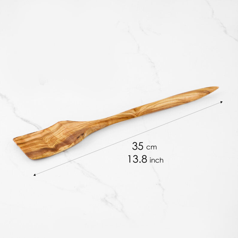 Flat Spatula Olive Wood - ArtisRaw