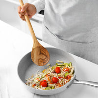 Olive wood cooking spoon 40cm long handle handmade Tunisia