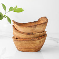 Rustic Wooden Dish Olive Wood - ArtisRaw