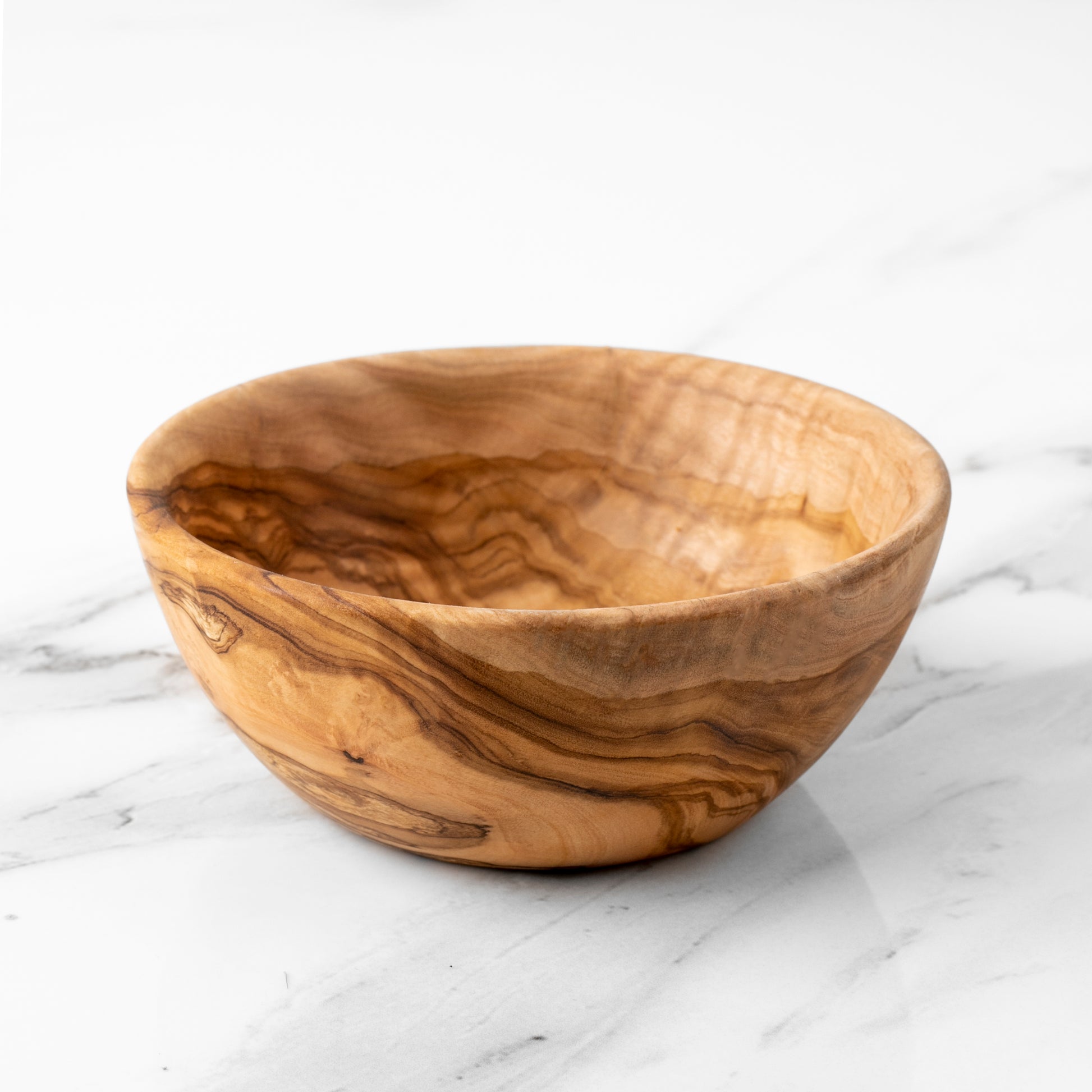 Handcrafted Rustic Olive Wood Bowl –Artisan Statement craft - ArtisRaw