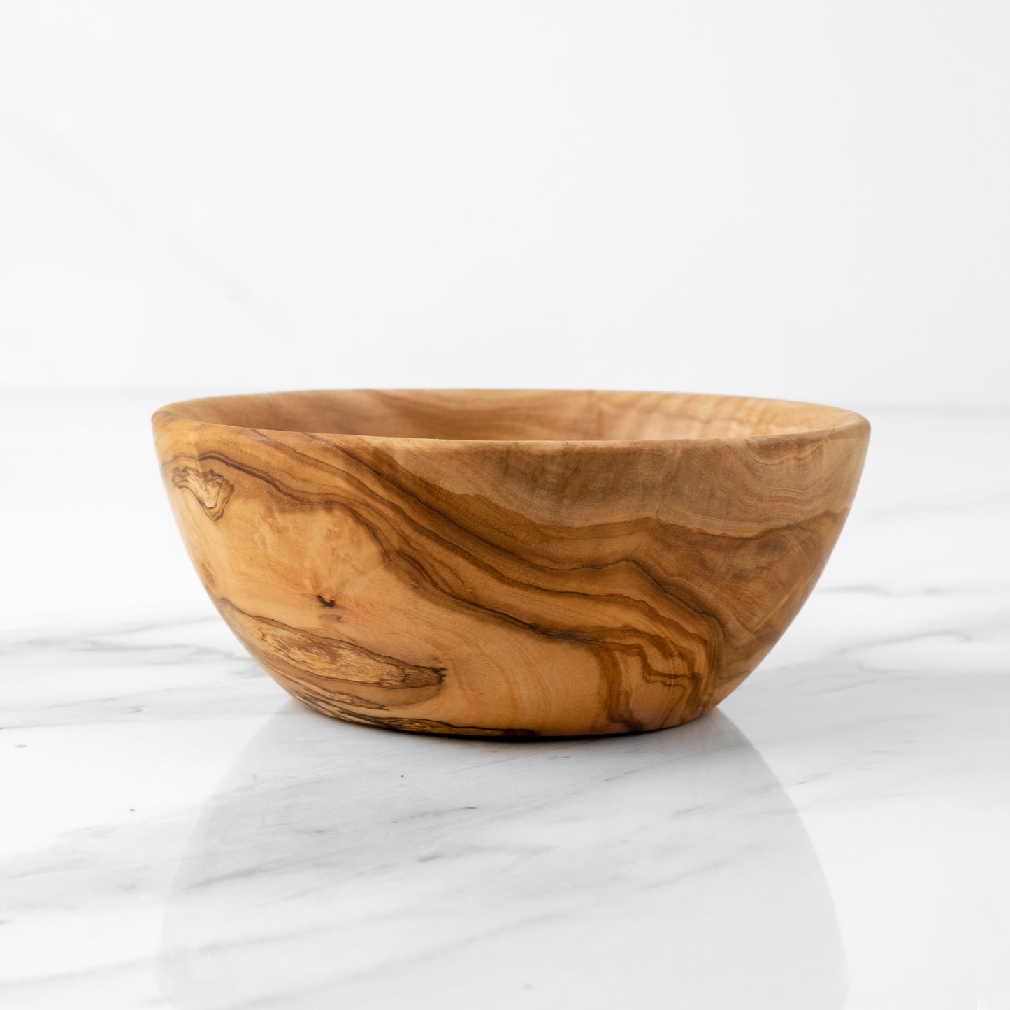 Handcrafted Rustic Olive Wood Bowl –Artisan Statement craft - ArtisRaw
