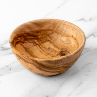 Handcrafted Rustic Olive Wood Bowl –Artisan Statement craft - ArtisRaw